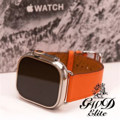 hermes apple watch band replica orange|hermes apple watch bands 40mm.